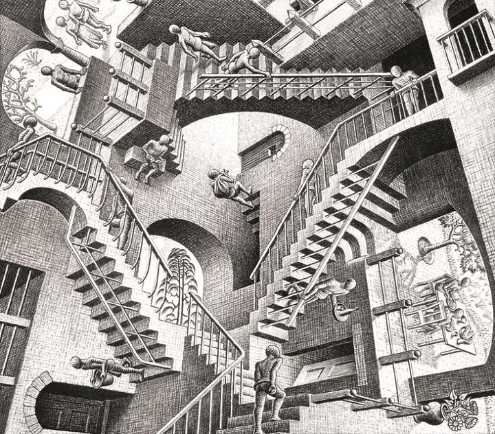 Formas geométricas inspiradas em Escher